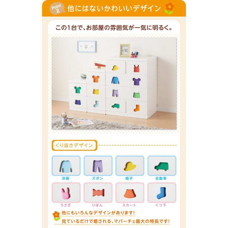 (タイムセール中) 子供部屋 収納 男女兼用 6杯タイプ 子供服 知育_5