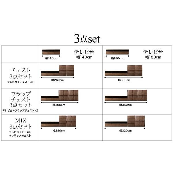 テレビ台140cm+チェスト 2点セット おしゃれ 32インチ/40インチ/45 