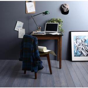 ダイニングテーブルセット 1人用 おしゃれ 2点セット(テーブル幅68+チェア) カフェ ヴィンテージ ブラウン