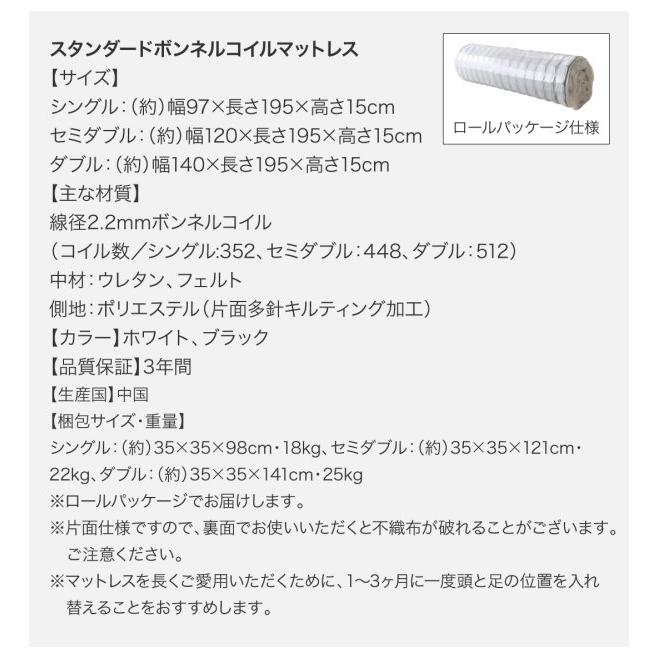 (タイムセール中) 連結ベッド ワイドキング220(S+SD) マットレス付き スタンダードボンネルコイル 棚コンセント付き すのこツインベッド ワイドキングベッド_20
