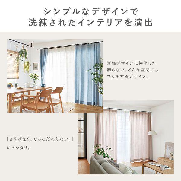 (タイムセール中) カーテンレール ダブル 1.2m Cキャップ 正面付け_3