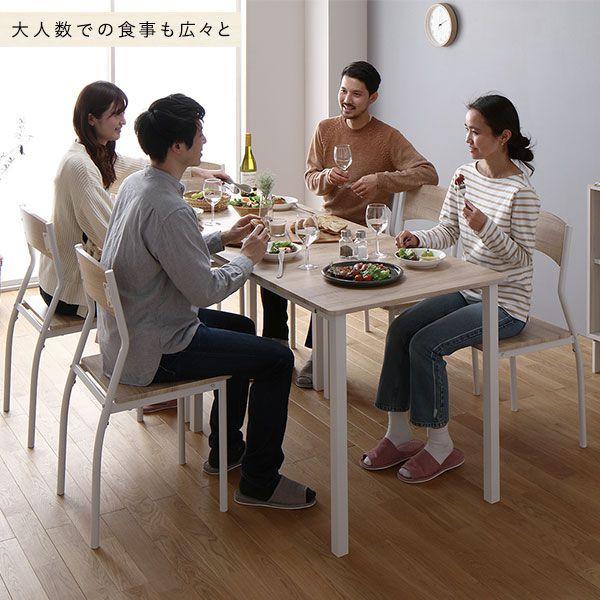 ダイニングテーブルセット 6人用 8点セット テーブル180cm チェア6脚