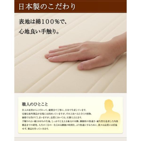 米政府 (SALE) 脚付きマットレスベッド WK240 スプリットタイプ 脚15cm 日本製ポケットコイルマットレスベッド