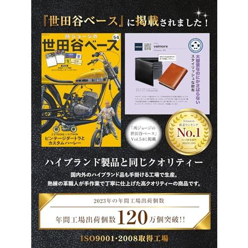 [バルモア] 二つ折り財布  所ジョージの世田谷ベース掲載  メンズ イタリアンレザー 大容量 (グリーン)｜happyrich1524｜02