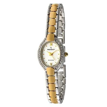 【はこぽす対応商品】 Genuine 10 Carat 1 / Tone - Two 779tt 's 特別価格プジョーWomen Diamond Watch好評販売中 Bracelet 腕時計