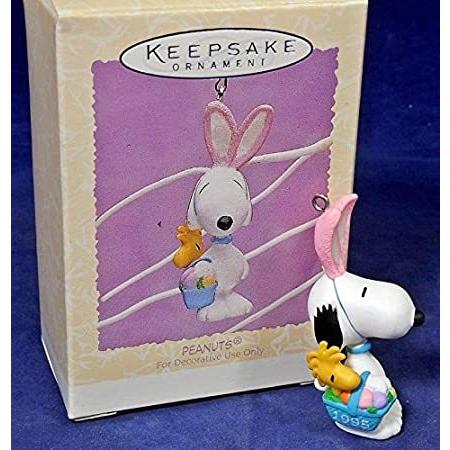 【初売り】 【並行輸入品】Peanuts Collection Easter Hallmark 1995 Snoopy Ornament Beagle Easter その他