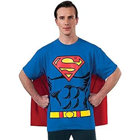 【T-ポイント5倍】 【並行輸入品】スーパーマン Tシャツ 大人用 L その他