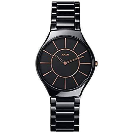 新作 Black 【並行輸入品】Rado Dial R27741152 Watch Men's Quartz Ceramic 腕時計