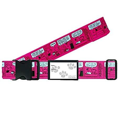 【爆売り！】 【並行輸入品】Snoopy Pink Comic Belt Suitcase One-Touch その他