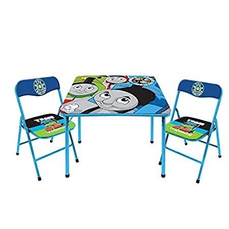大人女性の 【並行輸入品】Nickelodeon Thomas & Friends 3 Piece Foldable Table and Chair Set, Ages その他