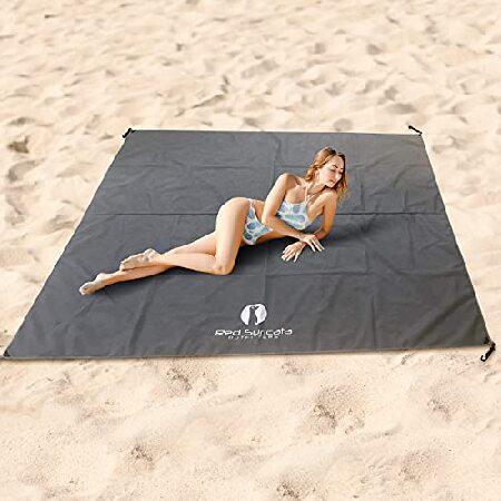Red Suricata Family Beach Tent ＆ Canopy， Matching Sand Free Mat