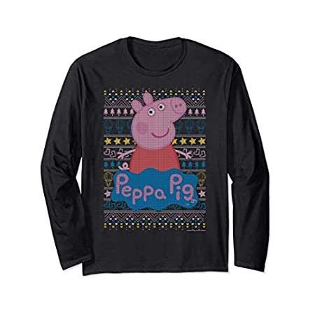優先配送 Christmas Pig 【並行輸入品】Peppa Sweater T-Shirt Sleeve Long その他