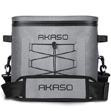 超歓迎 AKASO Cooler Bag Insulated 12L Waterproof, Keeps Cool&Warm 60 Hours with 5 クーラーバッグ、保冷バッグ