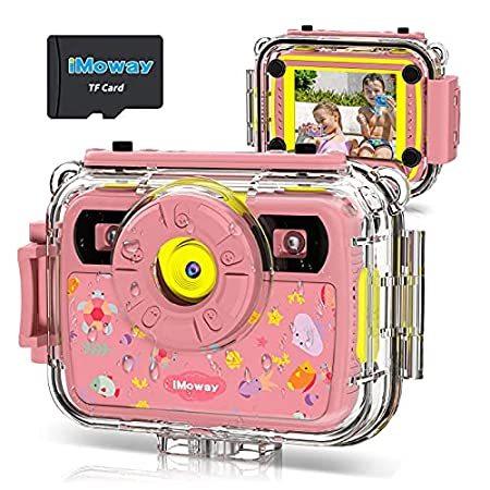 週間売れ筋 Camera, Waterproof Kids 【並行輸入品】iMoway Birthday V Digital Underwater Girls for Toys その他