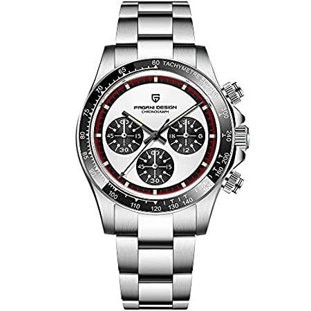 人気沸騰ブラドン Watches Quartz Mens 1676 Design 【並行輸入品】Pagani Men Wate Steel Stainless Chronograph 腕時計