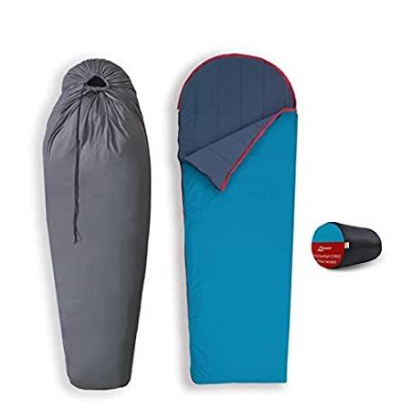 高級品市場 Velour Comfort Ultra Lightweight 27F 特別価格Litume Fleece 好評販売中 Season All Bag Sleeping 封筒型寝袋