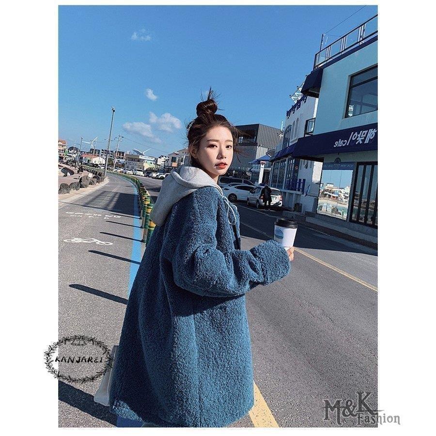 決算特価商品 無地 長袖 冬 ジャケット ロング 40代 コート アウター レディース ボアブルゾン ボアコート 秋 50代 ゆったり 大きいサイズ 秋冬 可愛い 長袖 体型カバー 羽織 中綿コート 欠品の場合はメールにてご連絡いたします ご了承ください はい 了承済み