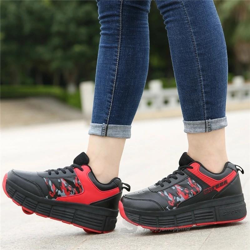 ローラーシューズ キッズ 大人 子供 メンズ 靴 女の子 スニーカー 通気性 ローラースケート ローラースニーカー 人気 Bzlbx01 Happyshopping 通販 Yahoo ショッピング