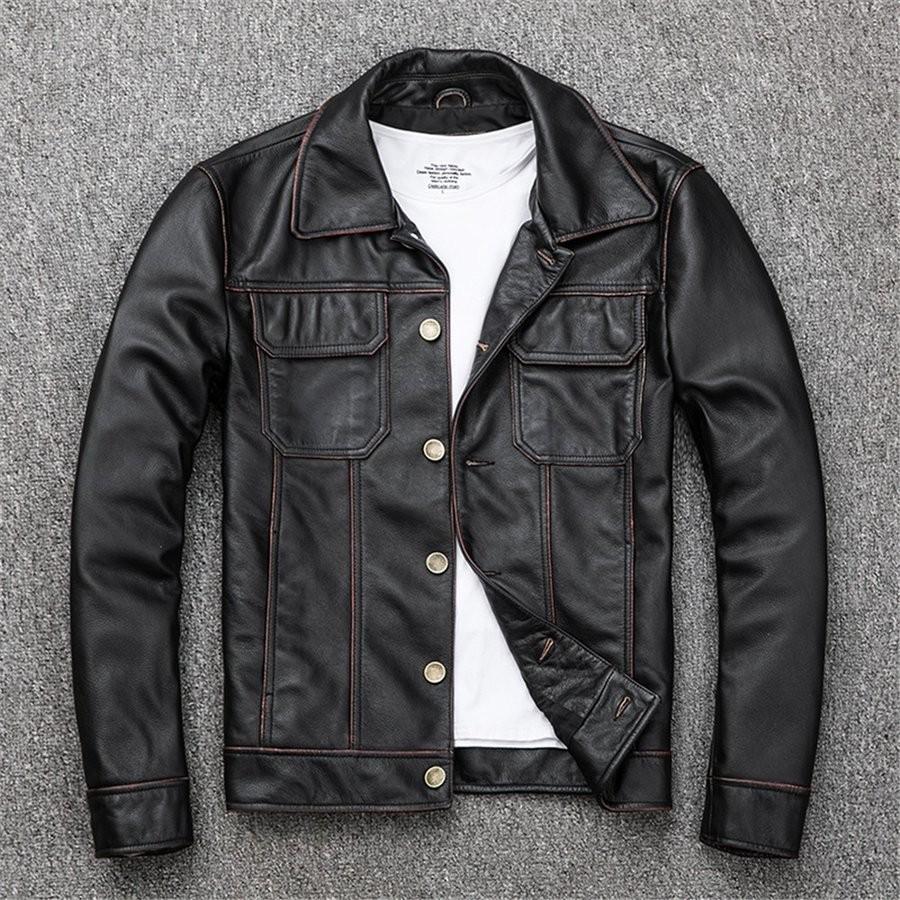 人気ブランドを ライダースジャケットメンズ本革 革ジャン アウター レザージャケット ミリタリージャケット シングル 高級牛革 シングル アウター 国内配送 Mdtu Nw Gov Lk