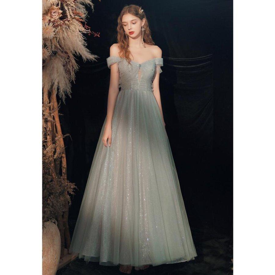 未使用品 オフショルダー ウエディングドレス パーティードレス ロング丈ドレス おしゃれ 発表会 演奏会 謝恩会 二次会 披露宴 結婚式 フォーマル 上品 40代 30代 代 Aライン サイズ 3xl Www Chemplex Co Zw