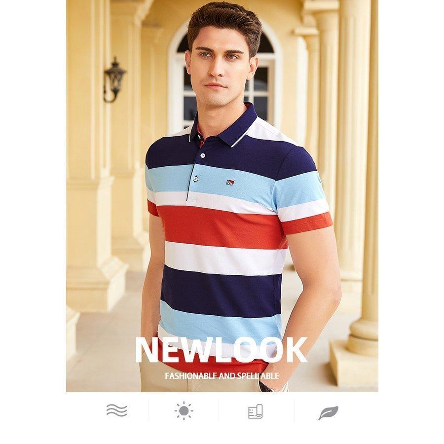 ポロシャツ メンズ トップス 新作からsaleアイテム等お得な商品満載 大きいサイズ 半袖 ボーダーファッション トレンド おしゃれ 紳士服 ゴルフ 夏 スポーツ シャツ ゴルフウェア カジュアル通勤