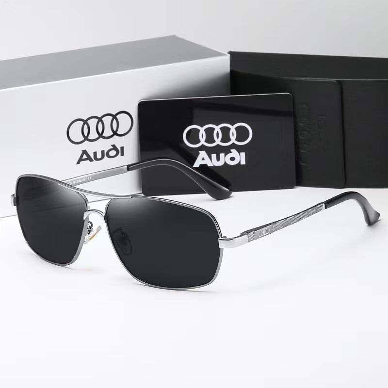 サングラス アウディ Audi 偏光サングラス メンズ メガネ UVカット レディース ゴルフ用サングラス ランニング 野球 運転 釣り ケース付き 自転車用サングラス :p210093430686:ハッピースマイル 通販 偏光サングラス ケース付き UVカット メンズ ゴルフ ドライブ 自転車 黒