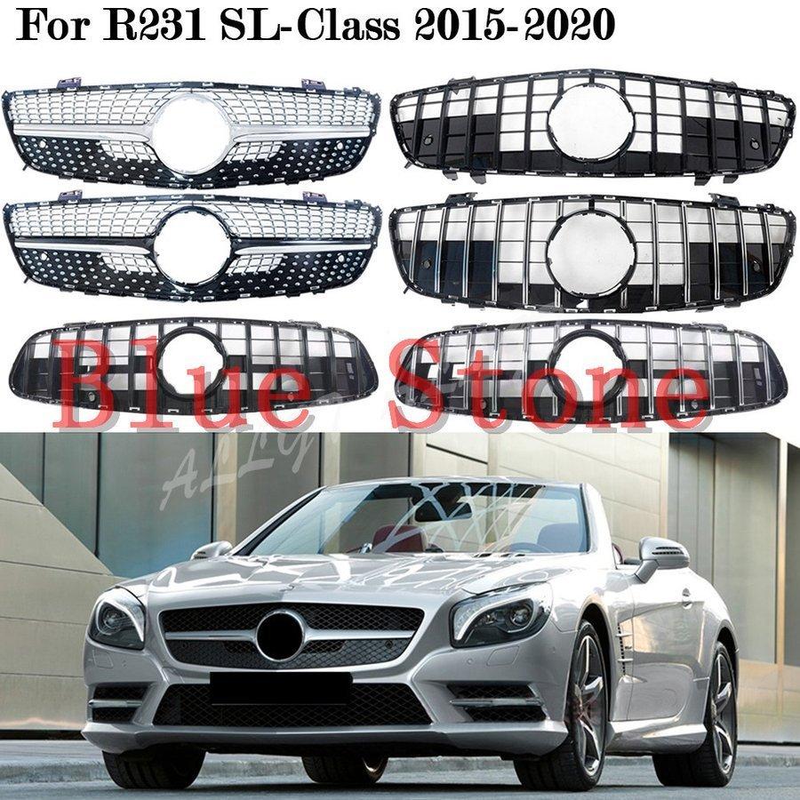 人気 メルセデスベンツ R231 Slクラス 13 14 15 16 17 18 19 フロントグリル パーツ カスタム 輸入 1