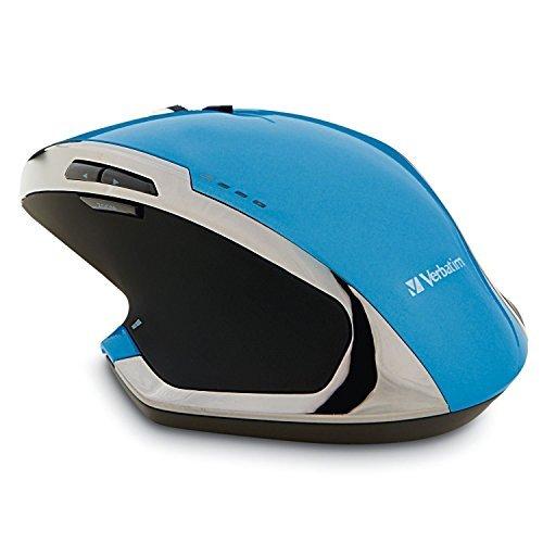 魅力的な Deluxe 8-Button Desktop Wireless Verbatim Blue [並行輸入品] 99019 Blue Mouse LED マウス、トラックボール