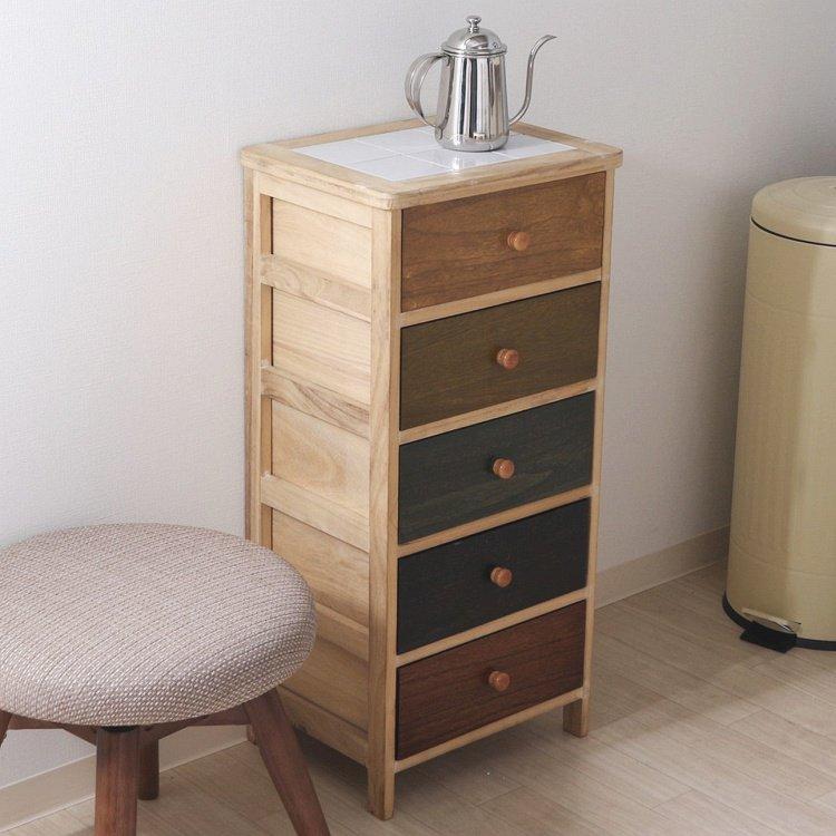 タッパーウェア ブラウン プラスチック 衣装ケース 4個セット 収納