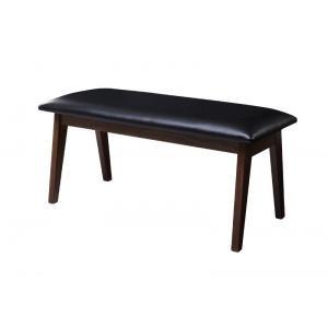 ダイニングベンチ 100cm おしゃれ 2人掛け 天然木ウォールナットモダン 長椅子 ベンチシート