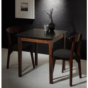 ダイニングセット 2人用 おしゃれ 3点セット(テーブル68+チェア2脚