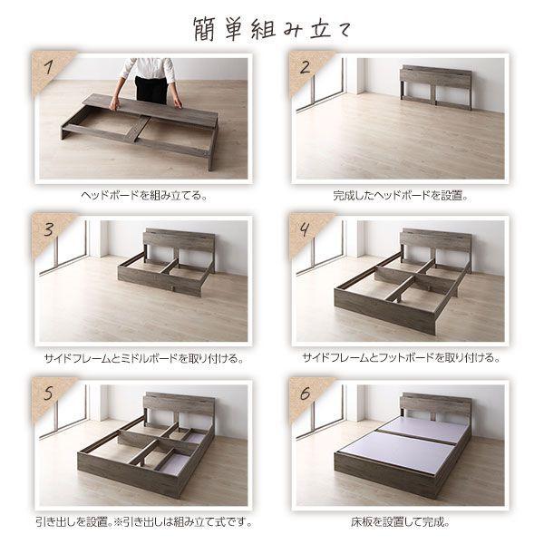 シングルベッド 収納付き ベッドフレームのみ 引き出し付き シングルベッド 収納付き ベッドフレームのみ 引き出し付き