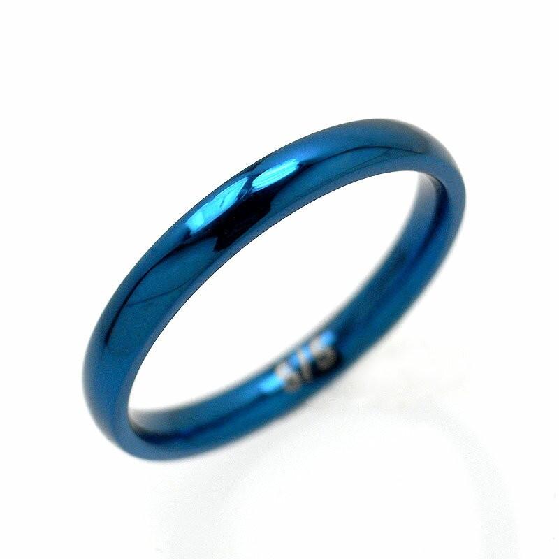 甲丸リング2.5mm サージカルステンレス/指輪/内側刻印/ピンキーリング