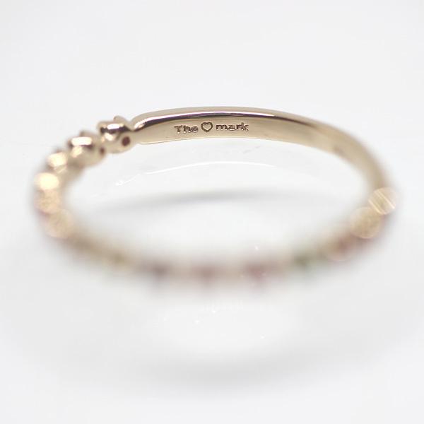 K10/K18 「Amulet」マルチカラー アミュレット エタニティ リング/指輪