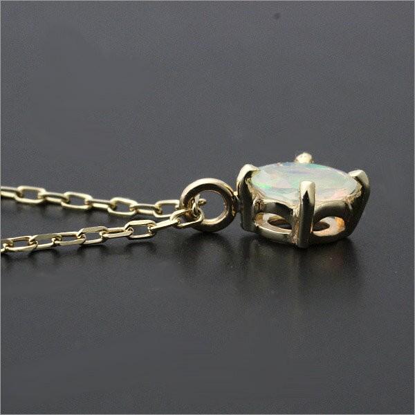 世界にひとつだけの輝き…。K10/K18 オパール ネックレス/ペンダント