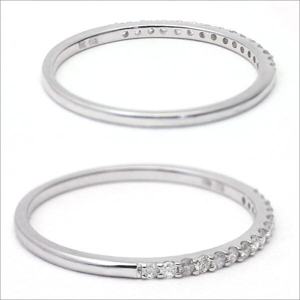 K10/K18 「eternity」0.10ct ダイヤモンド エタニティ リング/指輪 