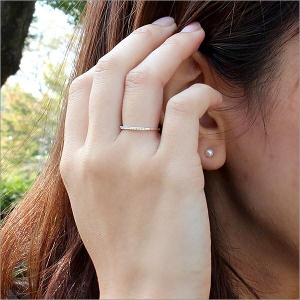 K10/K18 「eternity」0.10ct ダイヤモンド エタニティ リング/指輪 