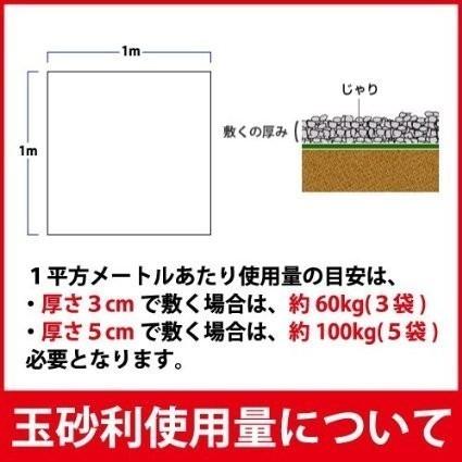 砂利　白　白玉砂利　玉砂利　2分　4-7mm　650g　おしゃれ庭　敷き砂利　　少量　サンプル｜happystoneshop｜06