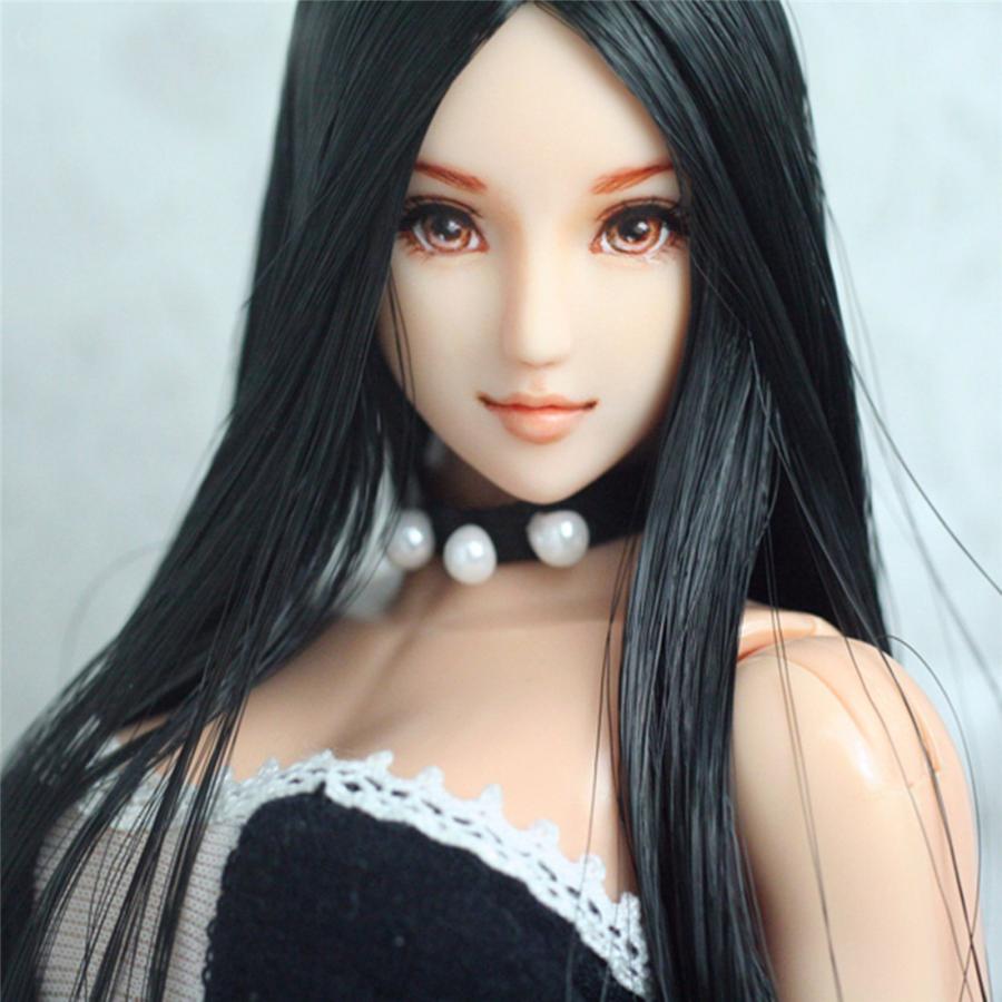 Osd 1 6 フィギュア ヘッド 黒髪 少女 毛植え 塗装済み B07cz2cmjj Osd 通販 Yahoo ショッピング