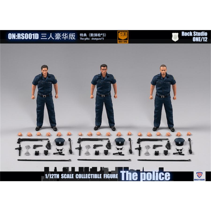 Rocktoys 1 12 フィギュア 男性 素体 ヘッド 服 武器 道具 セット シティ 警察 銃 映画 マンガ ハンサム Osd Rock Rs001 Osd 通販 Yahoo ショッピング