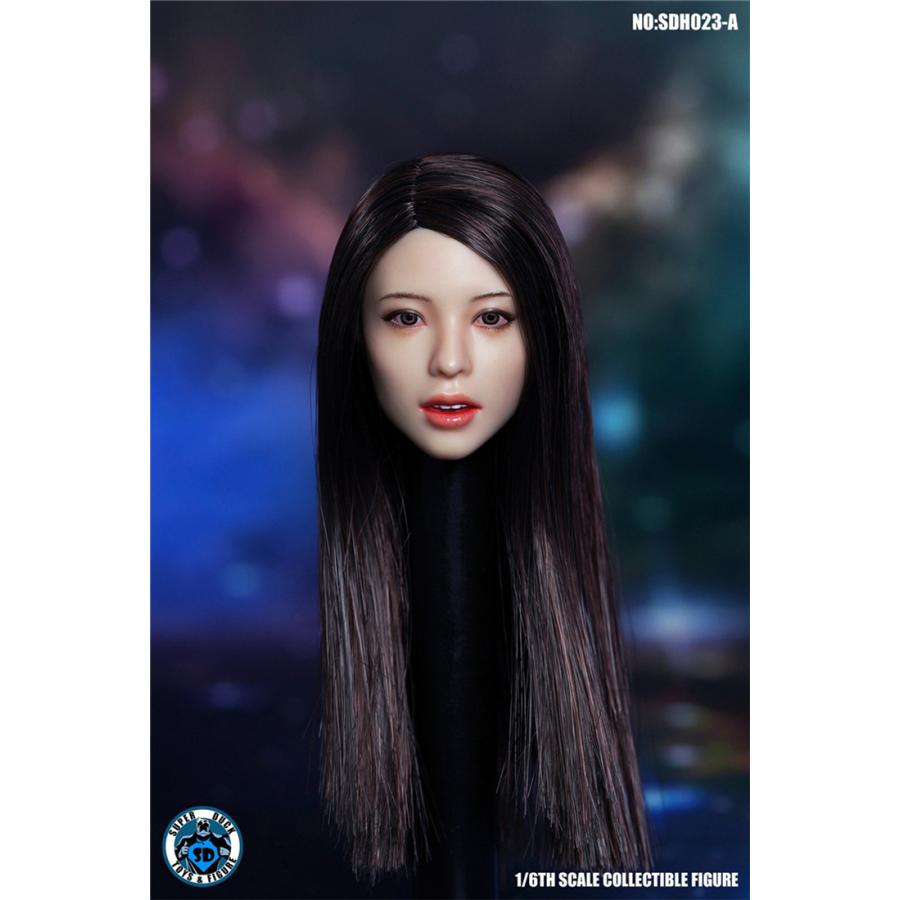 Superduck 1 6 フィギュア 素体 ヘッド 頭 女性 長髪 短髪 植毛 セクシー アジア人 美人 綺麗 Obitsu Jodoll Tbleagueのボディに対応 Osd Superduck Sdh023 Osd 通販 Yahoo ショッピング