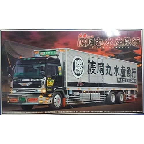 青島文化教材社 1/32 大型デコトラ No.57 丸美グループ 渡月丸水産急行 ロ-
