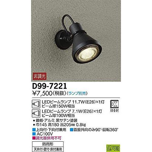 大光電機(DAIKO) LEDアウトドアスポット (ランプ別売) LEDビームランプ 11.