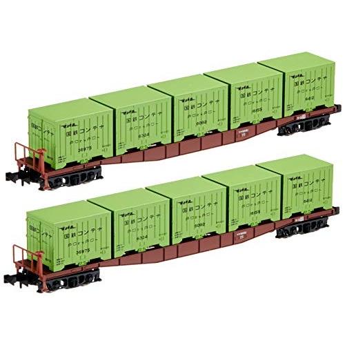 KATO Nゲージ コキ5500 6000形コンテナ積載 2両入 8059 2 鉄道模型 
