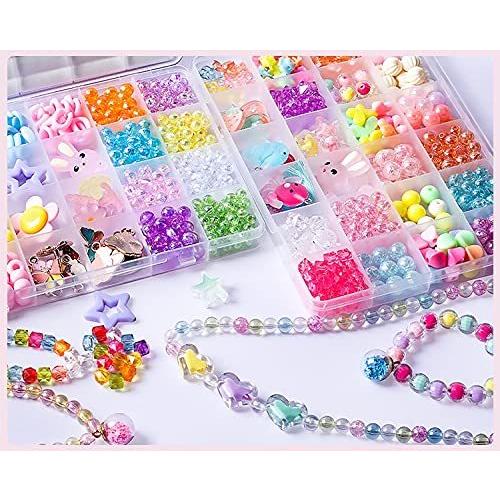 ビーズ おもちゃ 女の子 Diyビーズ アクセサリー ブレスレット 24種類女の子 ビーズバーツ ハンドメイド 手作り 子供のお誕生日プレゼント 収納 B096vr3s7f Happysummer 通販 Yahoo ショッピング