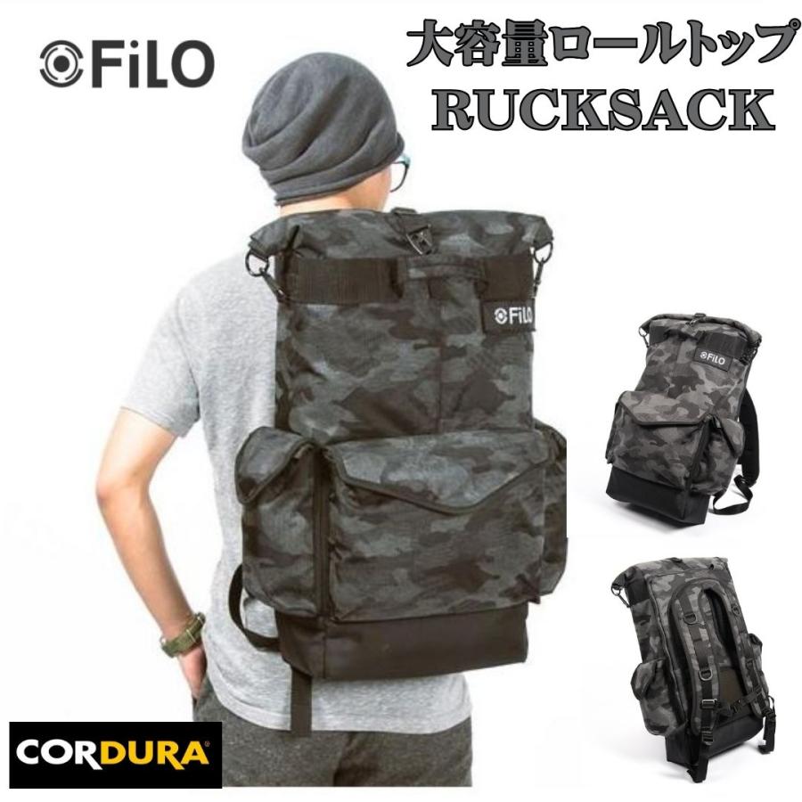 フィロ デザイン ロールトップ バックパック リュック FILO RUCKSACK