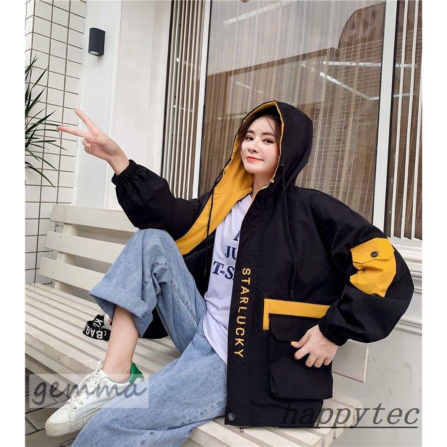 原宿系 レディースファッション スタイル 長袖 スタジャン ジャケット カラフル 派手 カワ な 服 個性的 ダンス 衣装 かわいい 奇抜 青文字系 アウター Hap ハッピーテック 通販 Yahoo ショッピング