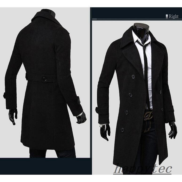チェスターコート メンズ Pコート ロング丈 ピーコート ロングコート 冬アウター 防寒服 冬着 メンズファション 3色 メンズコート テーラードコート 兄系 販売