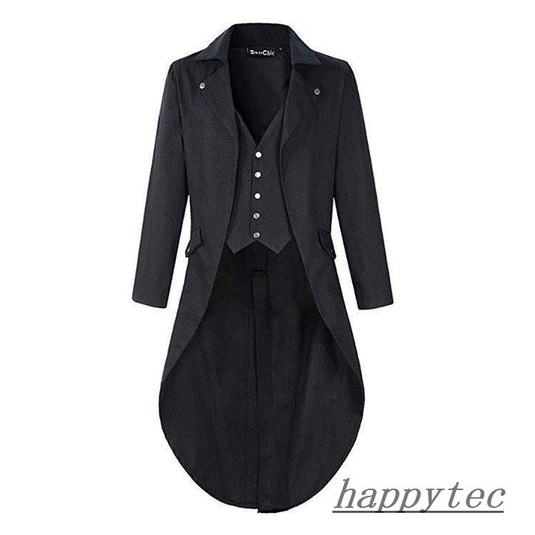 最大68 オフ タキシード スーツ メンズ 欧米風 ロングコート コート 燕尾服 結婚式 フォーマル ステージ 演出服 パーティー コスプレ 演奏会 発表会 カーディガン Aynaelda Com