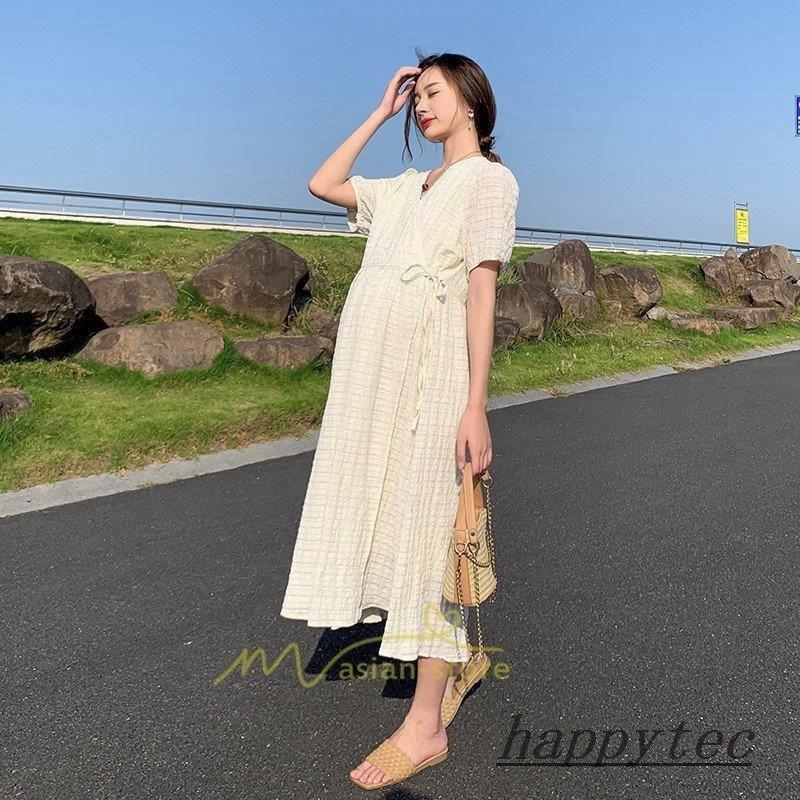 マタニティ 服 ワンピース 産前産後 ルームウェア 半袖 春 夏 安い オシャレ 妊婦服 妊婦用 マタニティウェア 代30代40代 カジュアル お出かけ 無地 上品 速くおよび自由な